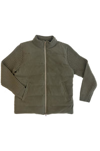 Jacket padded with cashmere and goose down