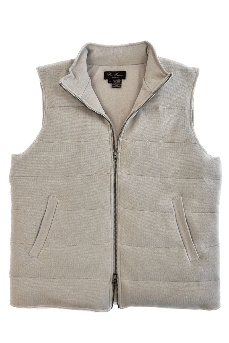 Gilet Imbottito cashmere e piuma d'oca