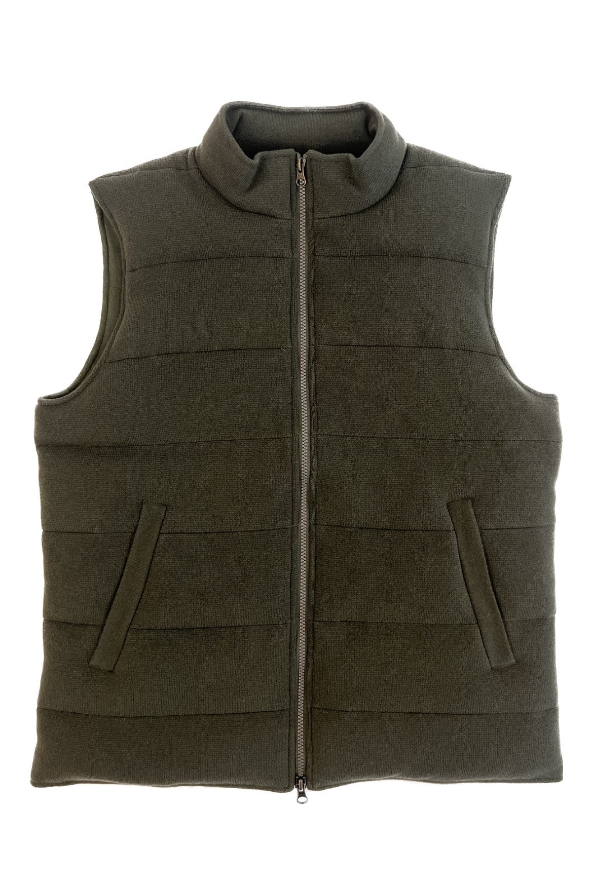 Gilet padded with cashmere and goose down