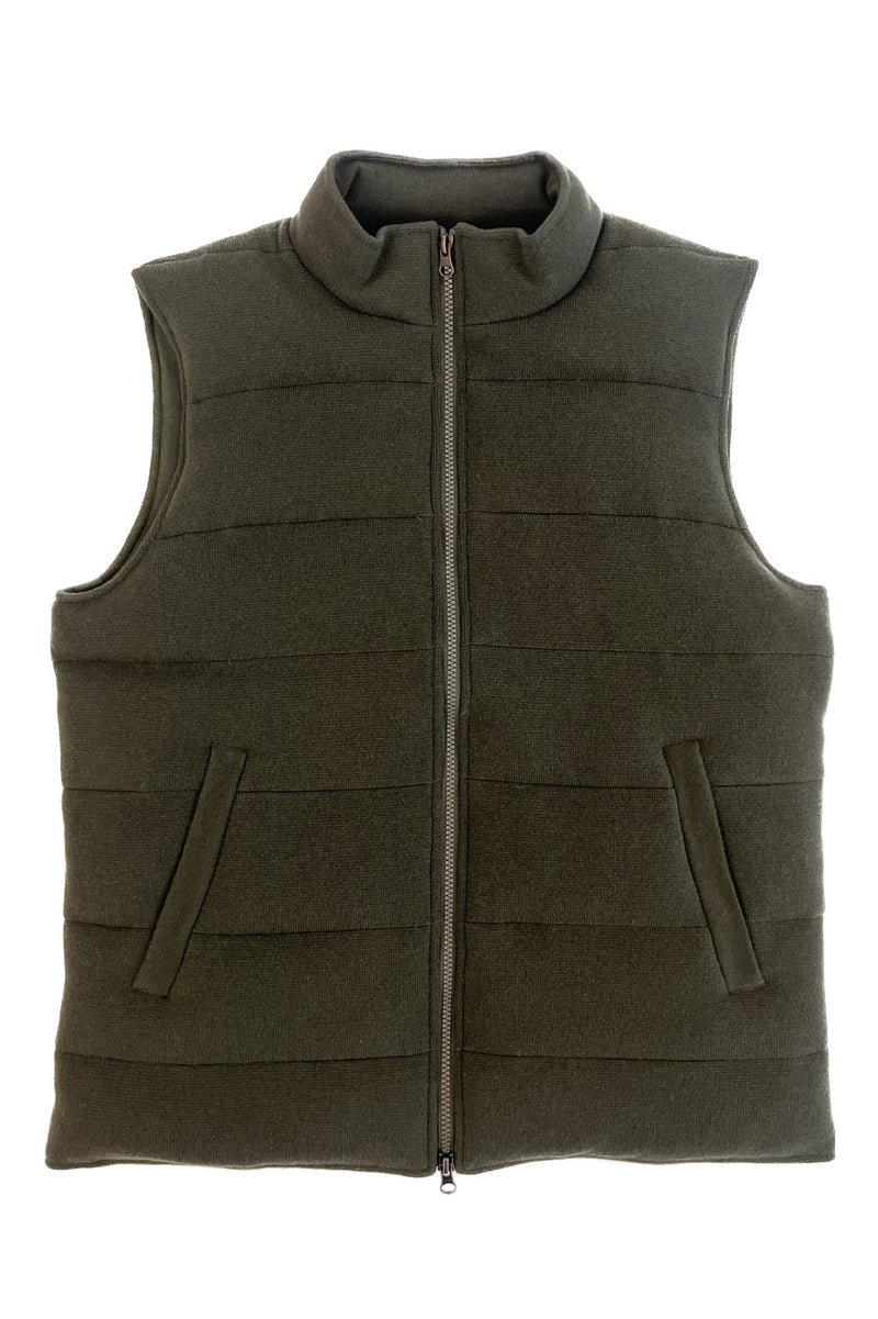 Gilet Imbottito cashmere e piuma d'oca