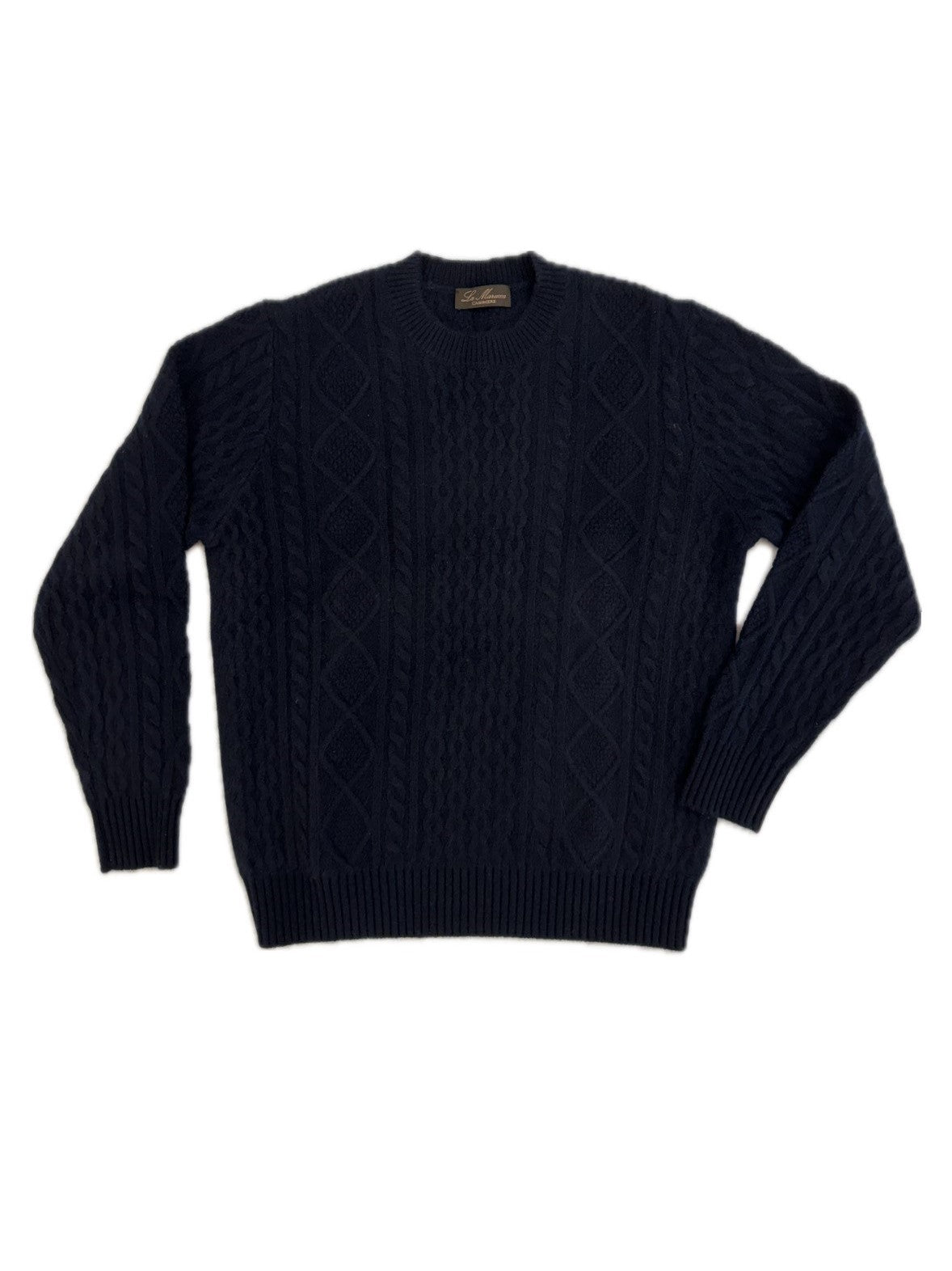 Girocollo - uomo 6 fili Losanghe puro cashmere