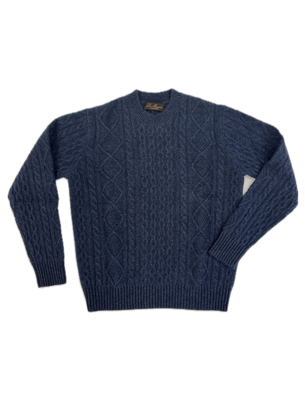 Crewneck - man 6 ply Losanghe pure cashmere