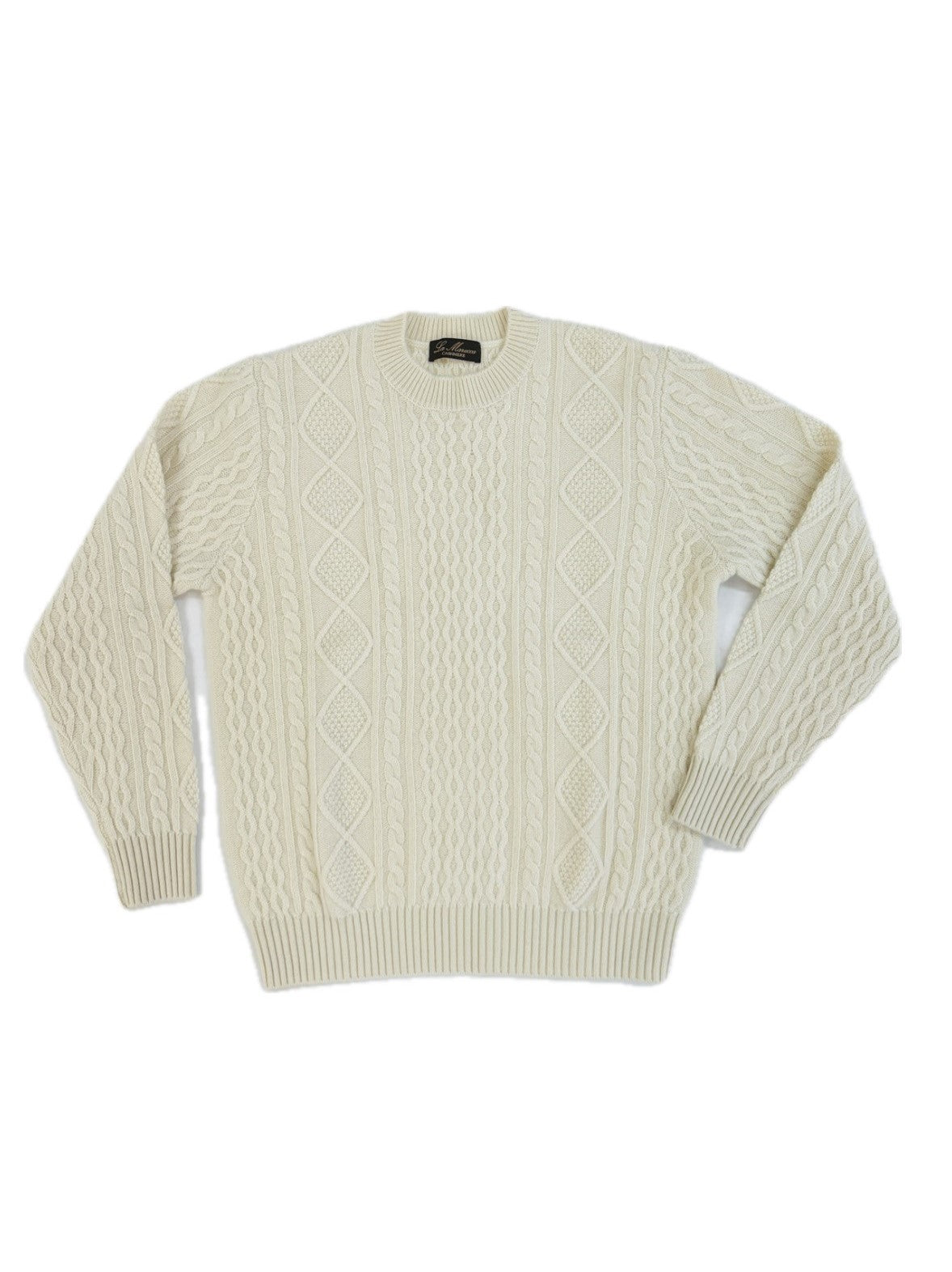 Crewneck - man 6 ply Losanghe pure cashmere