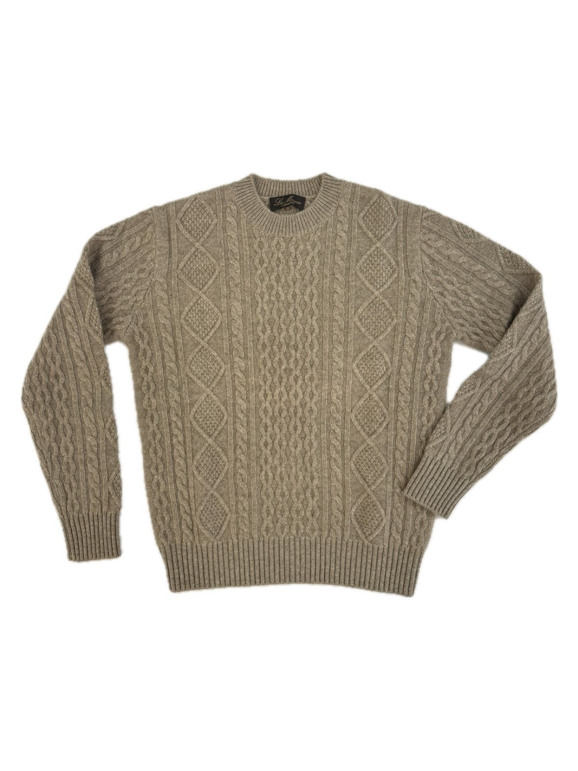 Crewneck - man 6 ply Losanghe pure cashmere