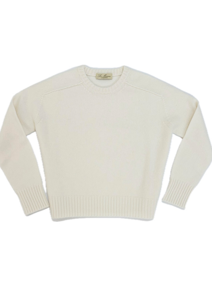 Crewneck - woman 4 ply pure cashmere