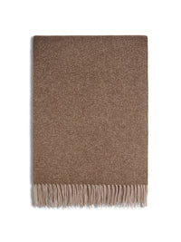 Plaid silk wool & cashmere