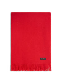 Plaid pure cashmere 8ply