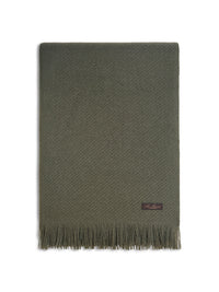 Plaid pure cashmere 8ply