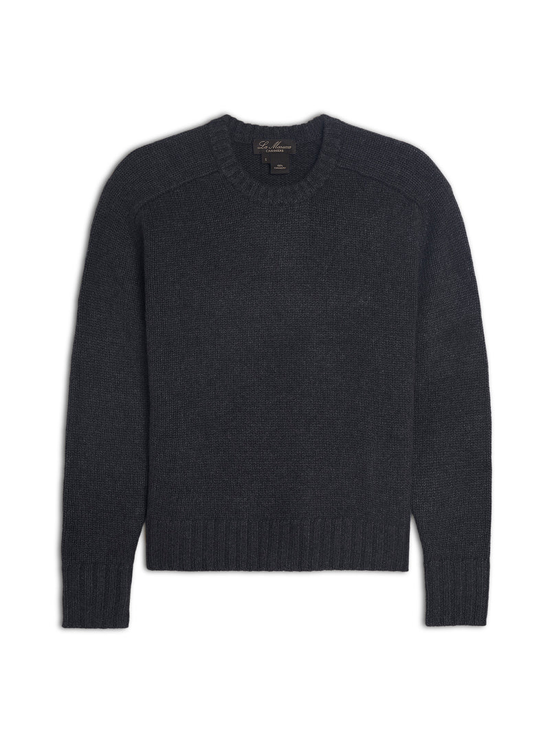 Crewneck - woman 6 ply pure cashmere, oversize