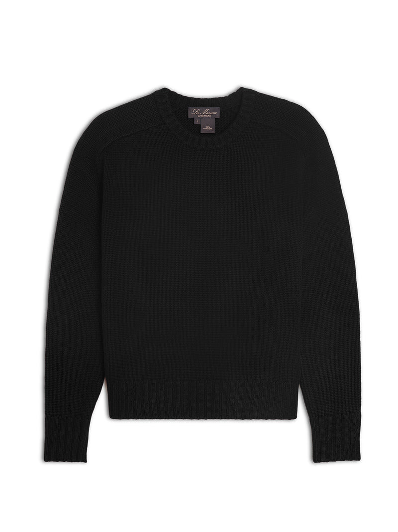 Crewneck - woman 6 ply pure cashmere, oversize