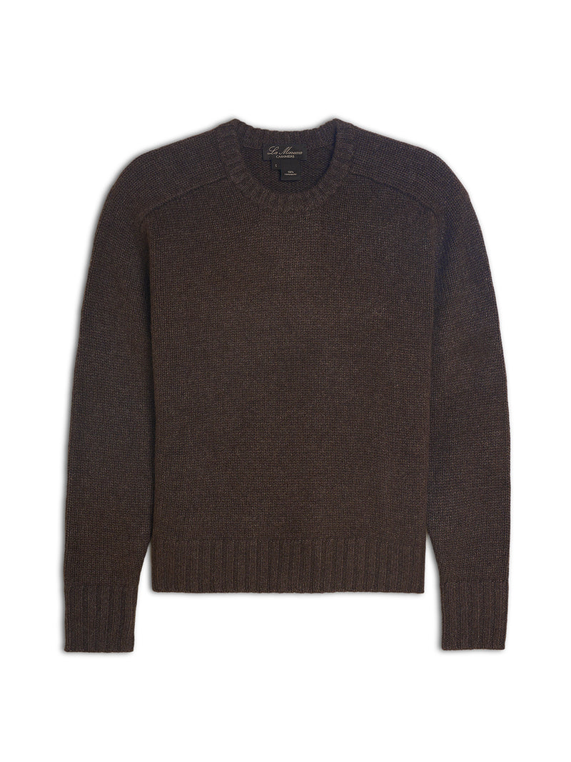 Crewneck - woman 6 ply pure cashmere, oversize