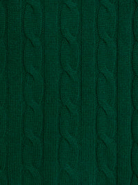 Dolcevita - uomo 4 fili treccia in puro cashmere.