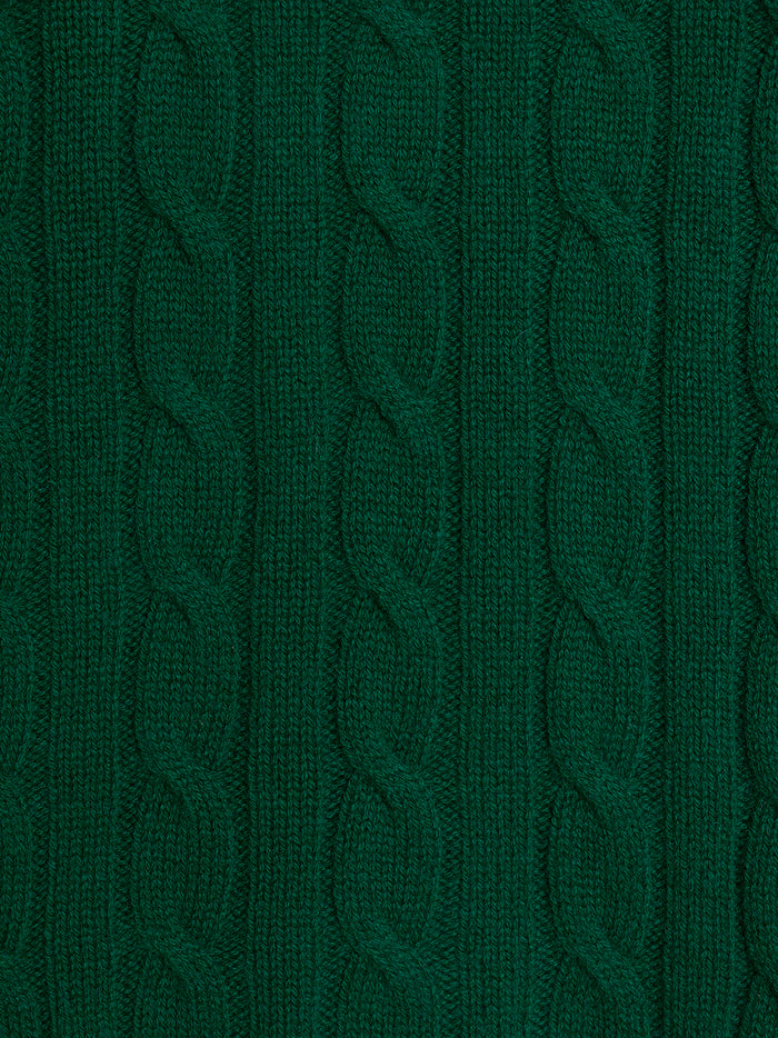 Dolcevita - uomo 4 fili treccia in puro cashmere.