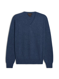 Girocollo - uomo 2 fili puro cashmere 